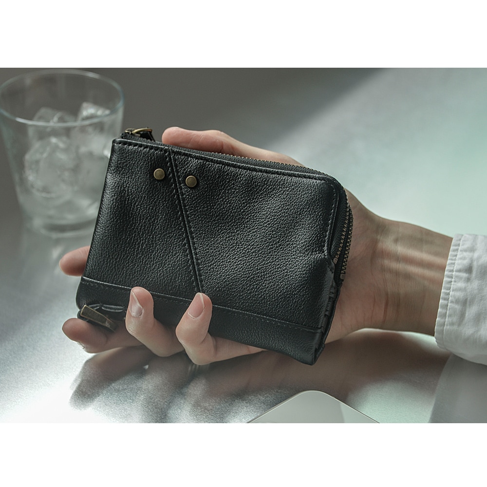 Control crass ダブルジップ 本革 折り財布 TPL23068