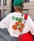 【 DEVICE select 】 トマトグラフィック バックプリント ビッグシルエット Tシャツ 半袖 メンズ レディース ユニセックス TA1718T