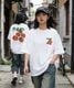 【 DEVICE select 】 トマトグラフィック バックプリント ビッグシルエット Tシャツ 半袖 メンズ レディース ユニセックス TA1718T