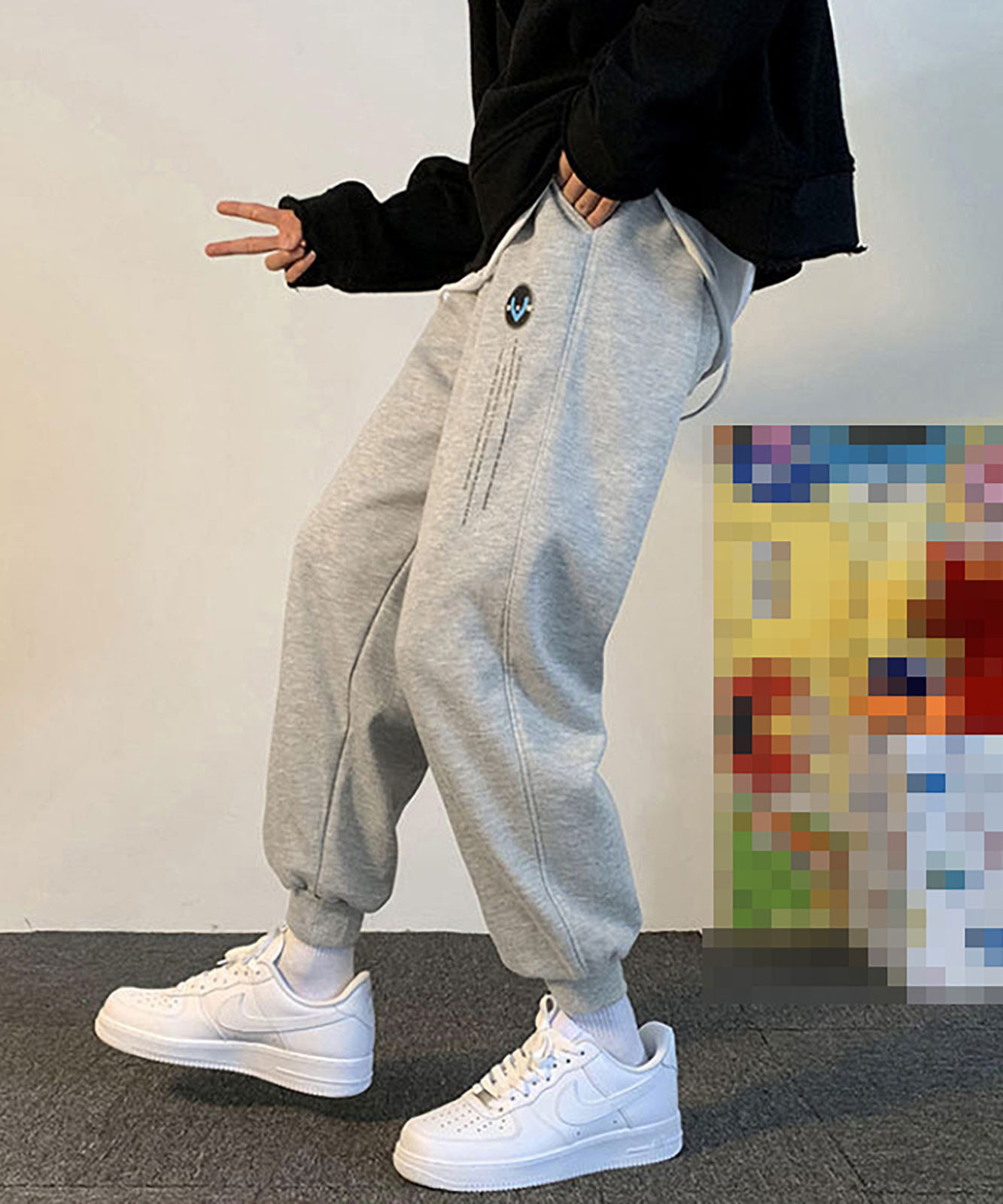 DEVICE select シンプルロゴ スウェットパンツ メンズ レディース ユニセックス