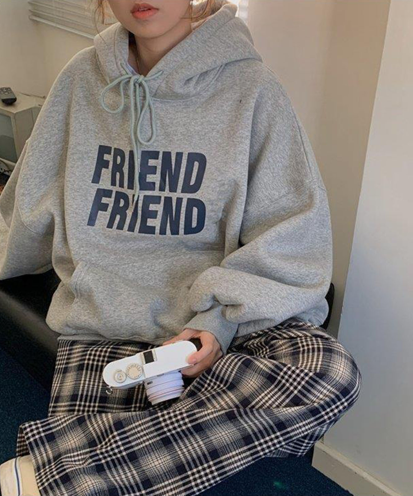 DEVICE select ビックシルエット プリントロゴ パーカー スウェット メンズ レディース ユニセックス