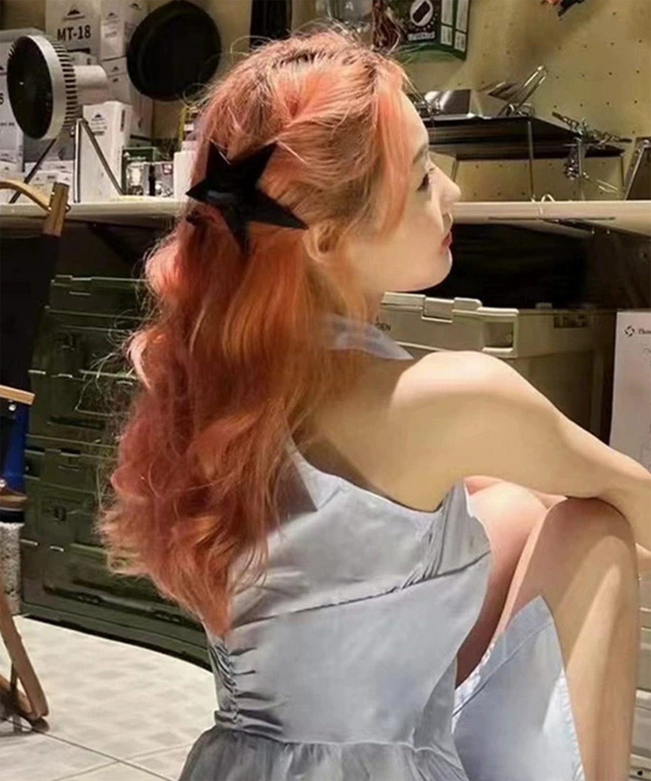 【 DEVICE select 】 ヘアクリップ 星型 大きめ スター ラメ ヘアアクセサリー Y2K 韓国 メンズ レディース ユニセックス TA1719F