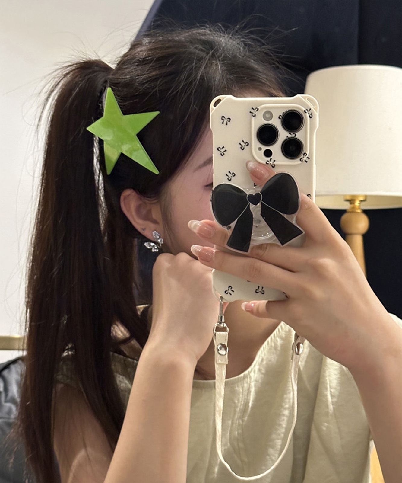 【 DEVICE select 】 ヘアクリップ 星型 大きめ スター ラメ ヘアアクセサリー Y2K 韓国 メンズ レディース ユニセックス TA1719F