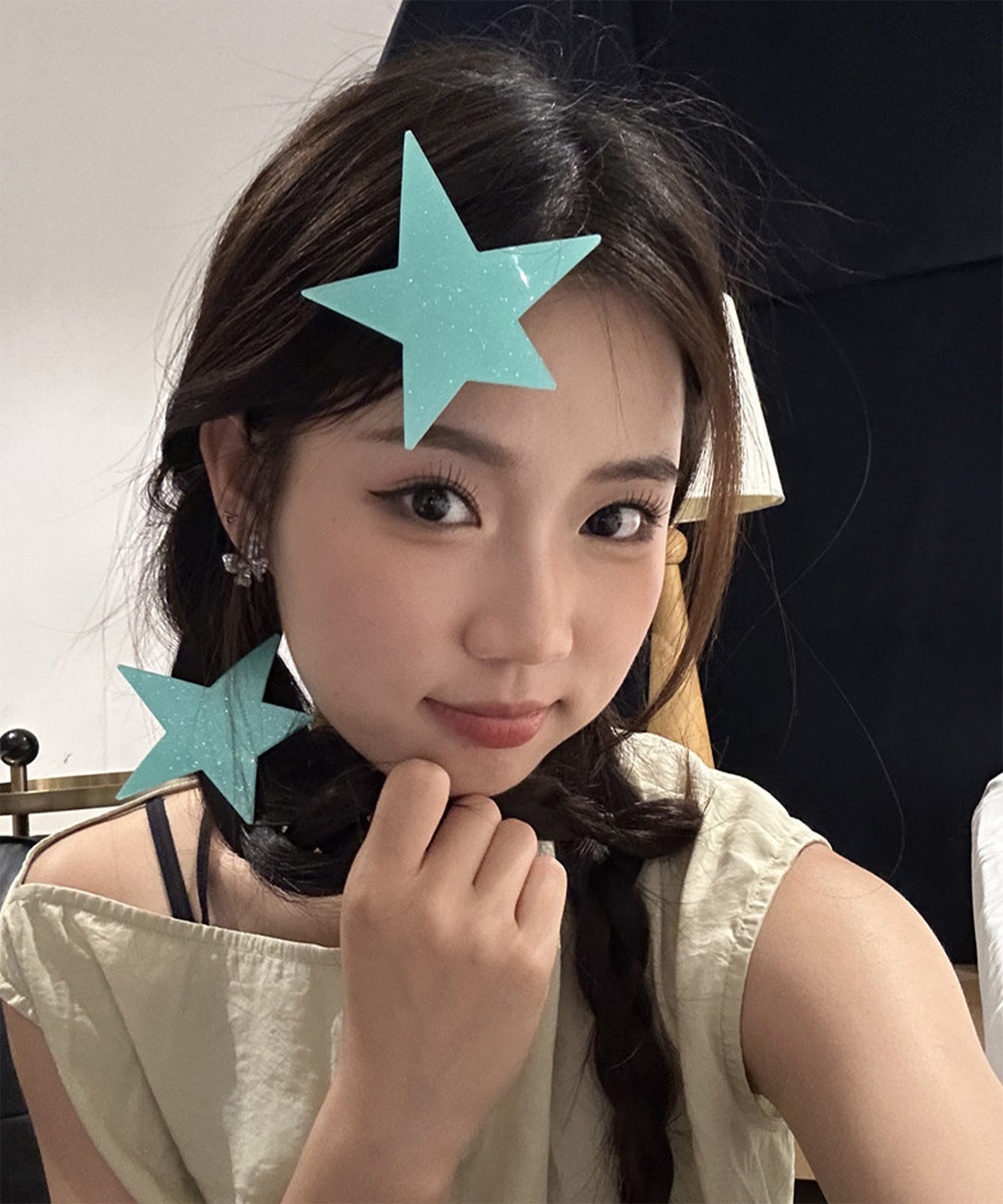 【 DEVICE select 】 ヘアクリップ 星型 大きめ スター ラメ ヘアアクセサリー Y2K 韓国 メンズ レディース ユニセックス TA1719F