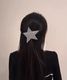 【 DEVICE select 】 ヘアクリップ 星型 大きめ スター ラメ ヘアアクセサリー Y2K 韓国 メンズ レディース ユニセックス TA1719F