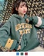 DEVICE select 韓国風ビッグシルエット カレッジロゴ ルーズパーカー メンズ レディース