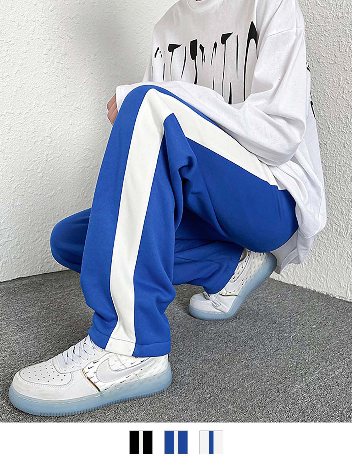 DEVICE select シンプルレター スウェットパンツ メンズ レディース