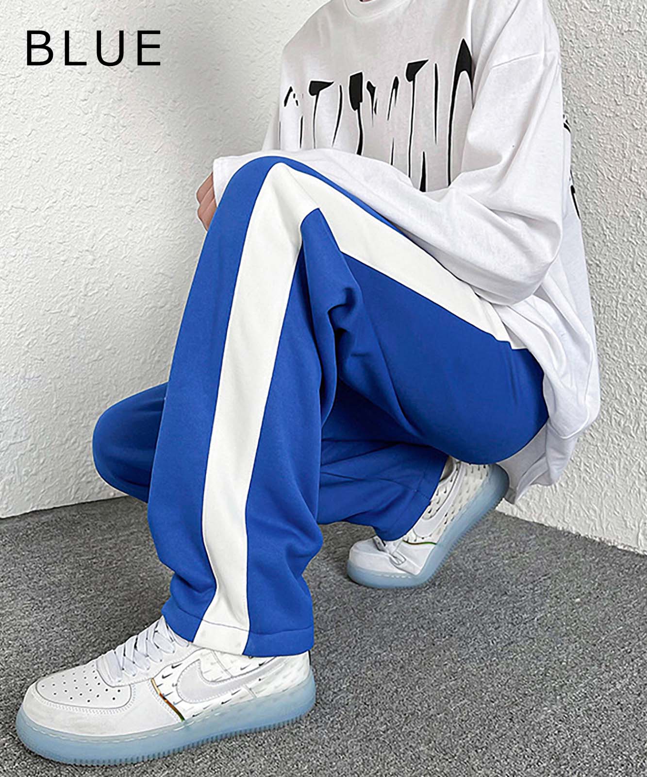 DEVICE select シンプルレター スウェットパンツ メンズ レディース