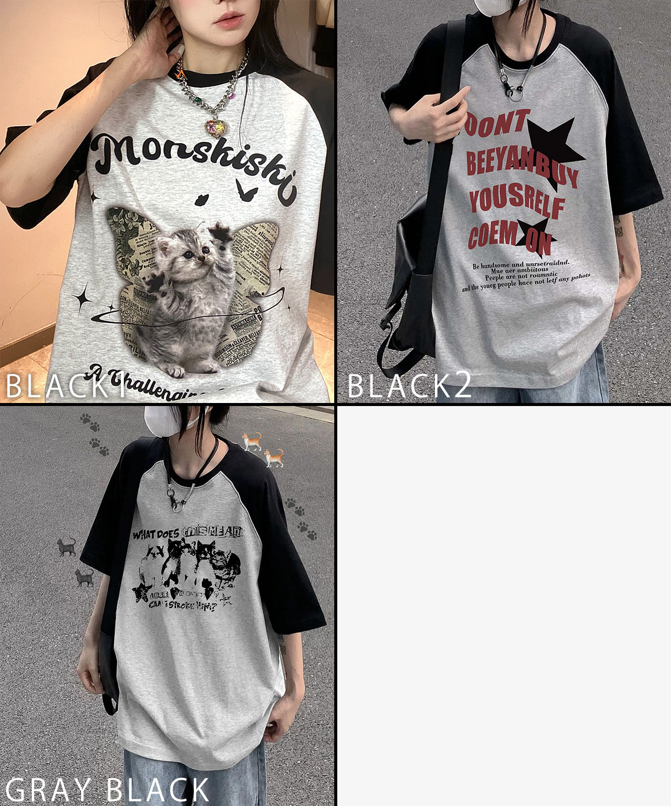 yukiemon　コーラスネコ　フリルＴシャツ　М 新品 yukiemon 猫Tシャツ 90cm ピンク - メルカリ