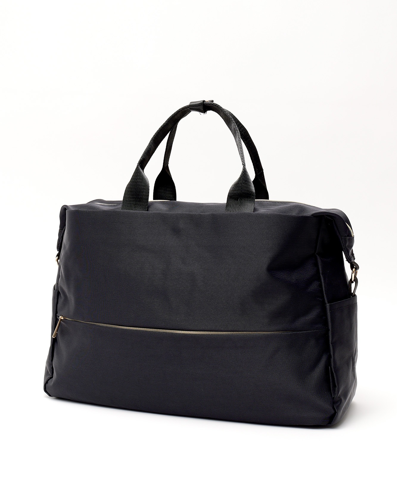 隠しジップ 2WAY ボストン ショルダーバッグ メンズ レディース