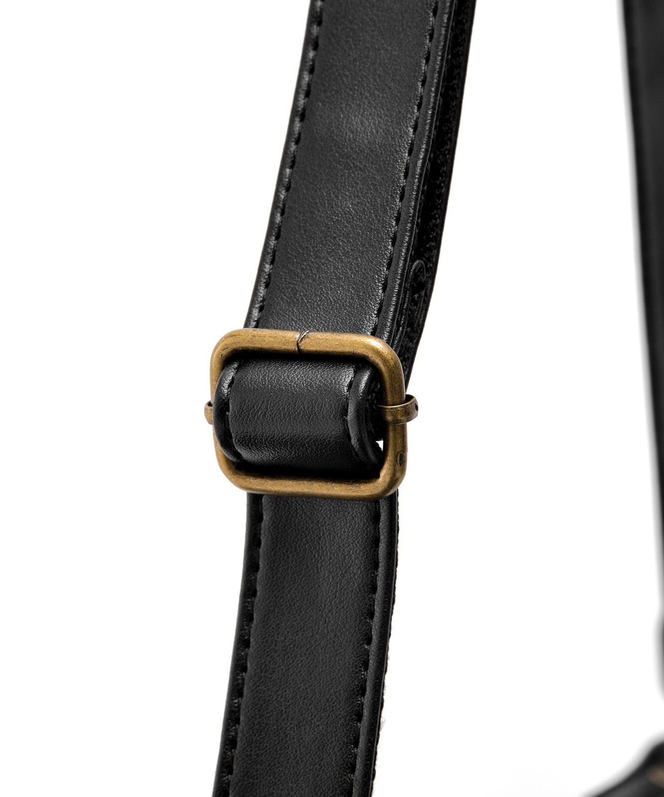 DEVICE フェイクレザー ゴールドカラー ショルダーバッグ