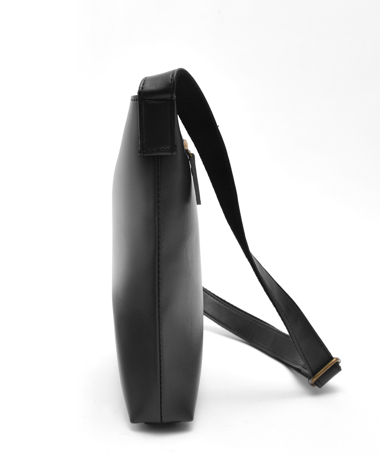 DEVICE フェイクレザー ゴールドカラー ショルダーバッグ