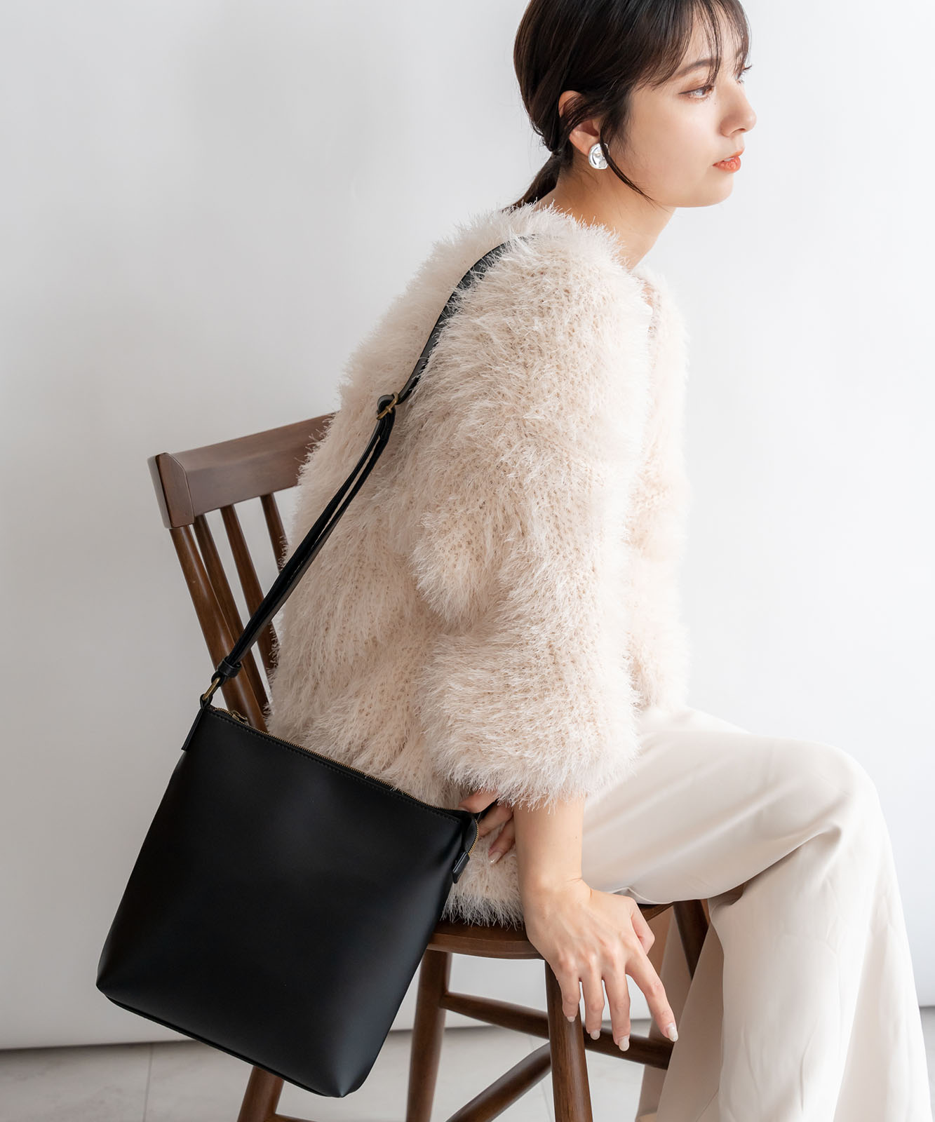 ブラウン H型金具 ショルダーバッグ ショルダーバッグ - ブラウン - レディース | H&M JP