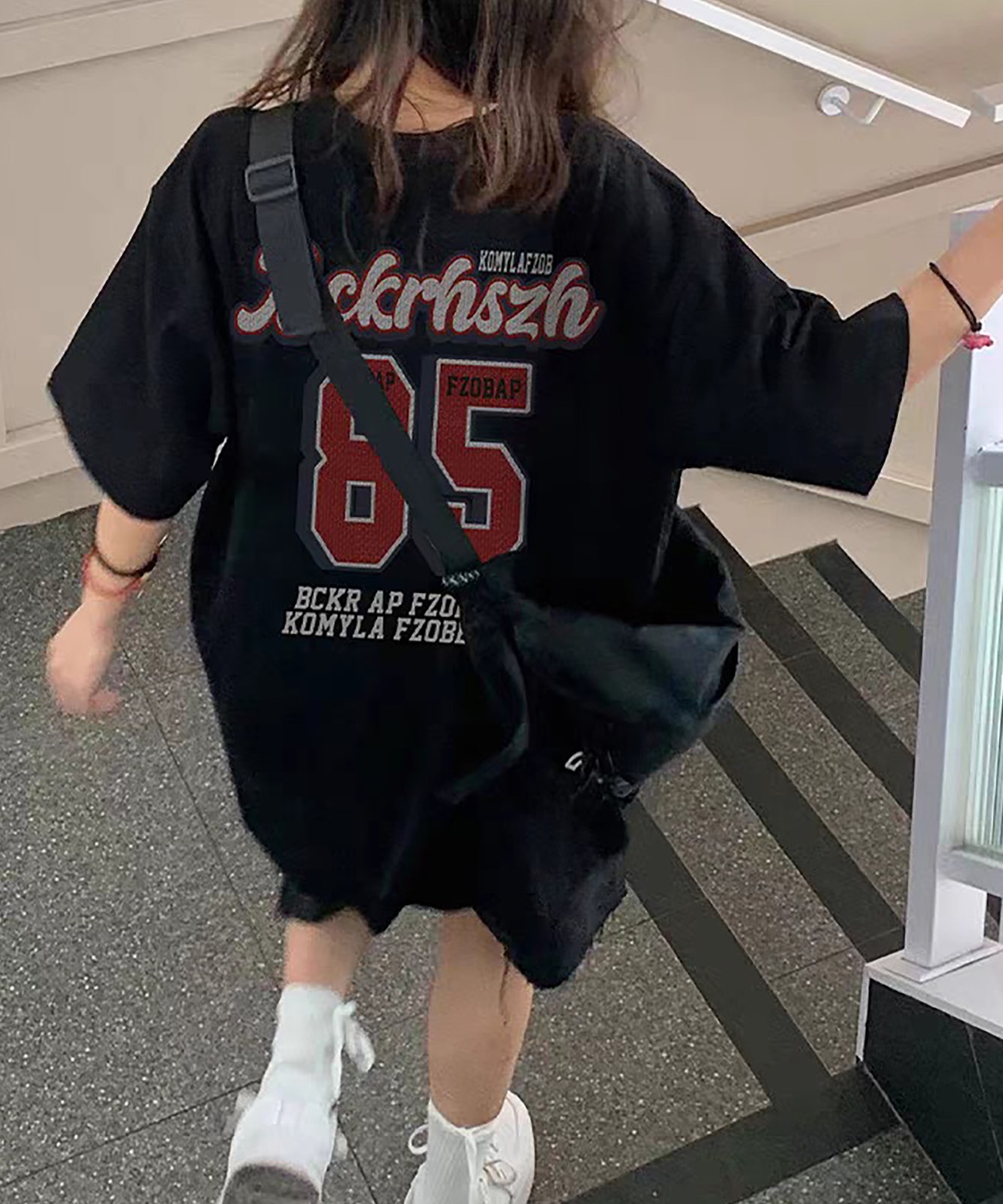 DEVICE select バックデザイン ロゴ ルーズ Tシャツ ノームコア メンズ レディース