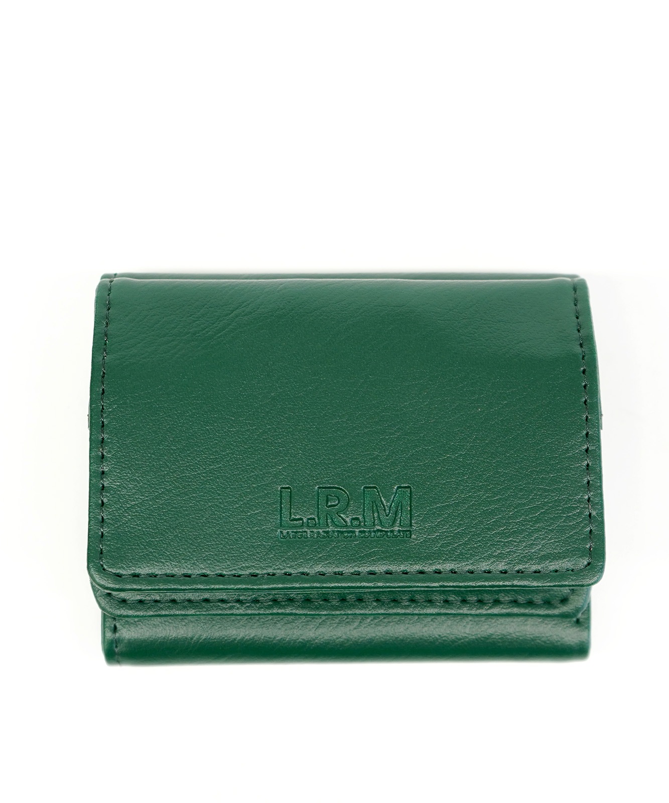 L.R.M フェイクレザー コンパクト財布 合皮 メンズ レディース