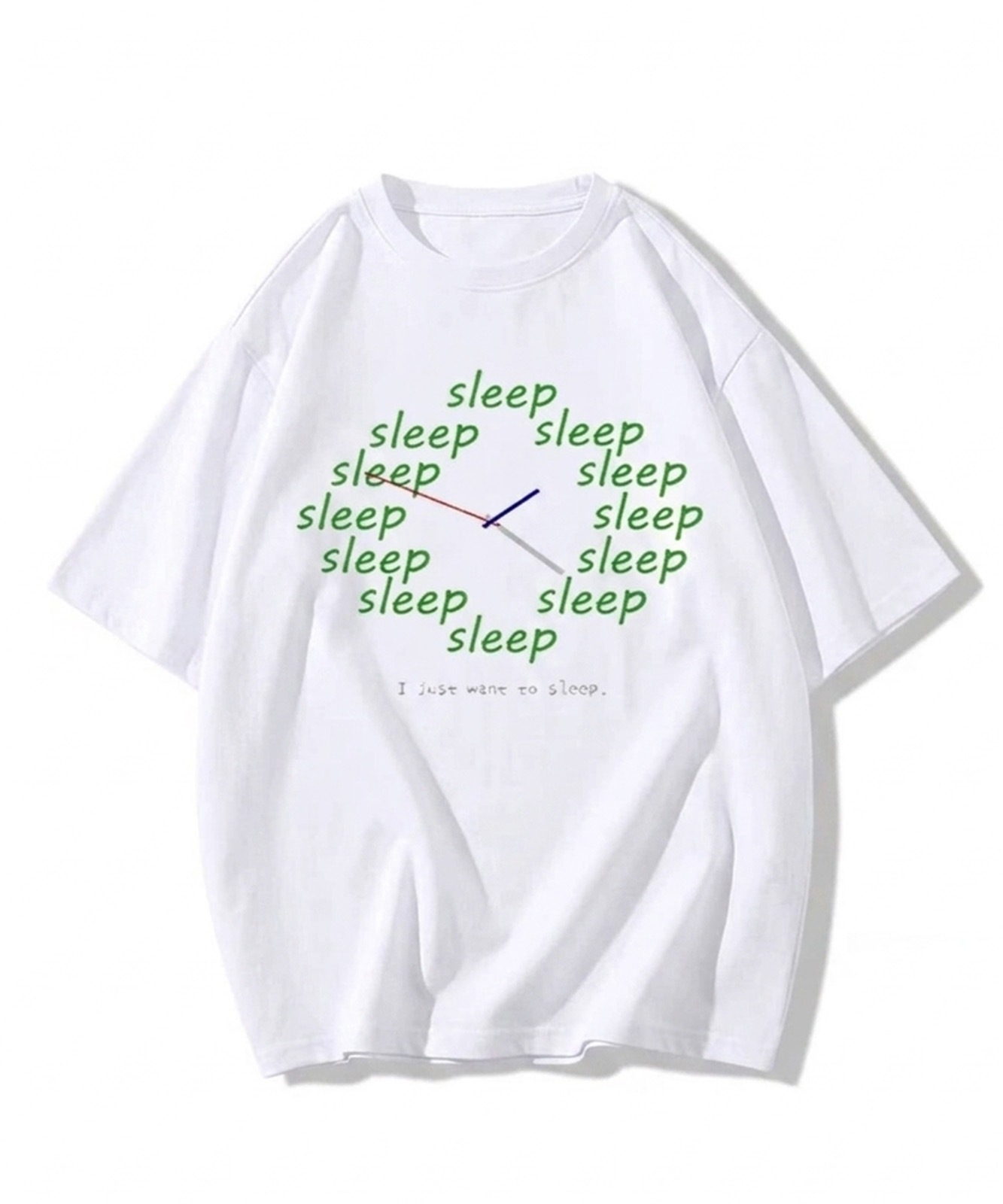 【 DEVICE select 】 SLEEP グラフィック プリント Tシャツ 半袖 オーバーサイズ ビッグシルエット 韓国 ストリート メンズ レディース ユニセックス TA1722T