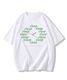 【 DEVICE select 】 SLEEP グラフィック プリント Tシャツ 半袖 オーバーサイズ ビッグシルエット 韓国 ストリート メンズ レディース ユニセックス TA1722T