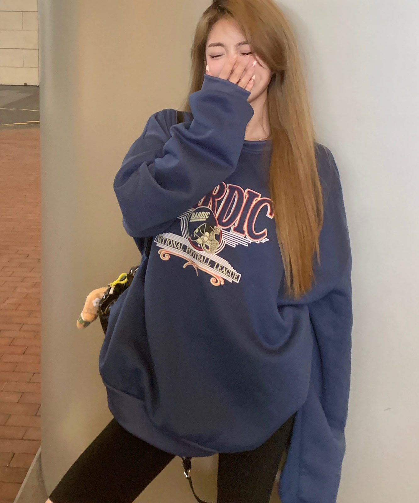 DEVICE select オーバーサイズ アメリカンヴィンテージストリート スウェット トレーナー メンズ レディース 秋服 冬服