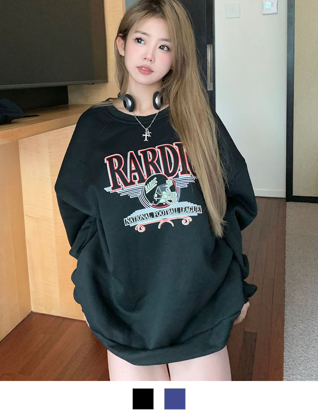 DEVICE select オーバーサイズ アメリカンヴィンテージストリート スウェット トレーナー メンズ レディース 秋服 冬服