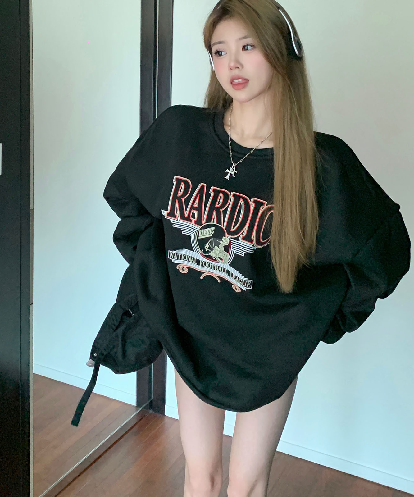 DEVICE select オーバーサイズ アメリカンヴィンテージストリート スウェット トレーナー メンズ レディース 秋服 冬服