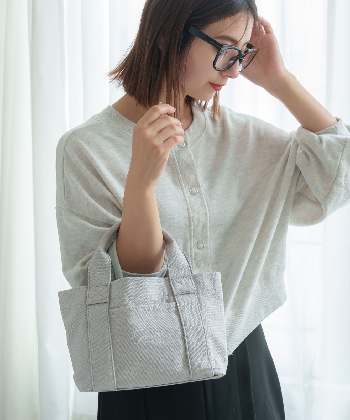 【新品】パクボゴム ファンミーティング ミニトートバッグ BE WITH YOU コーデュロイミニトート（95-20BM40-205）｜モノコムサ（MONO COMME CA