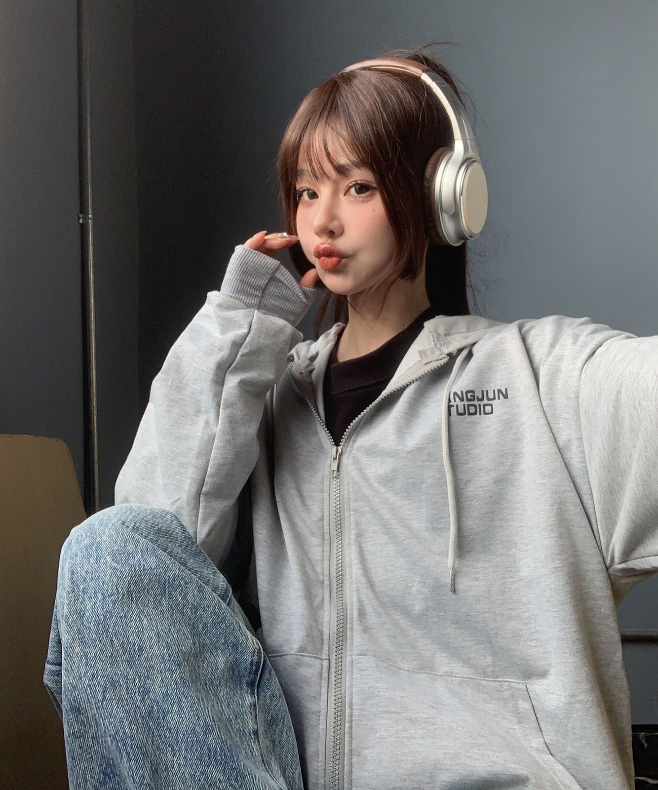 DEVICE select オーバーシルエット シンプルパーカー メンズ レディース