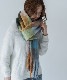 DEVICE select マルチカラー チェック ボリューム フリンジ ボリュームマフラー マフラー ストール メンズ レディース 秋服 冬服
