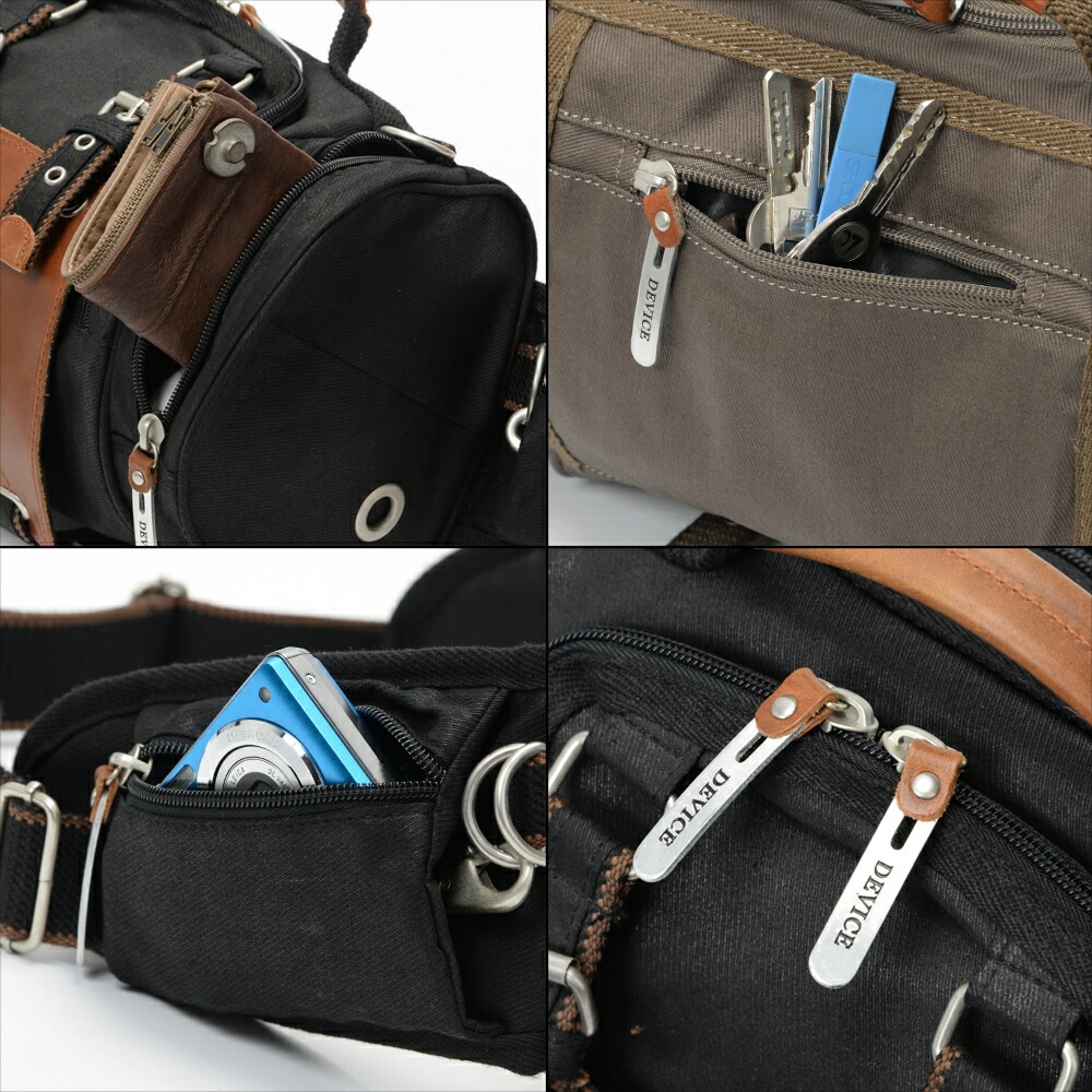 DEVICE Work 4way ヒップバッグ