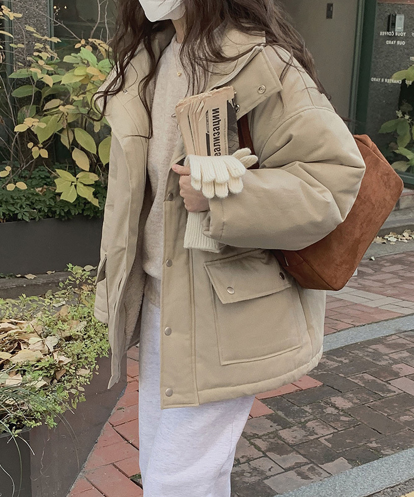 DEVICE select 【スマホ対応】 リブ ニット ホールタッチ シンプル 無地 手袋 メンズ レディース 秋服 冬服