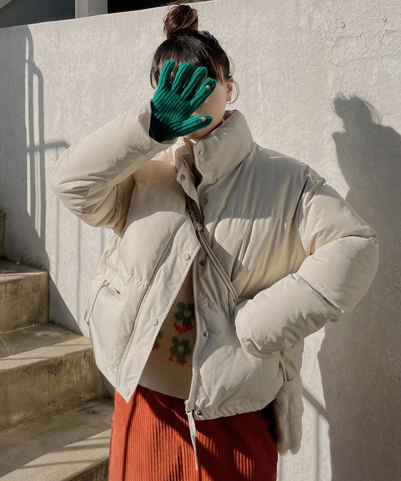 DEVICE select 【スマホ対応】 リブ ニット ホールタッチ シンプル 無地 手袋 メンズ レディース 秋服 冬服