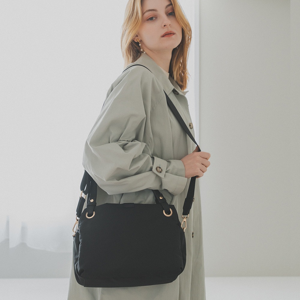 【 Rename 】 高密度ナイロン 2way トートバッグ ショルダーバッグ 通勤バッグ レディース おしゃれ 上品 フォーマル RTN23049