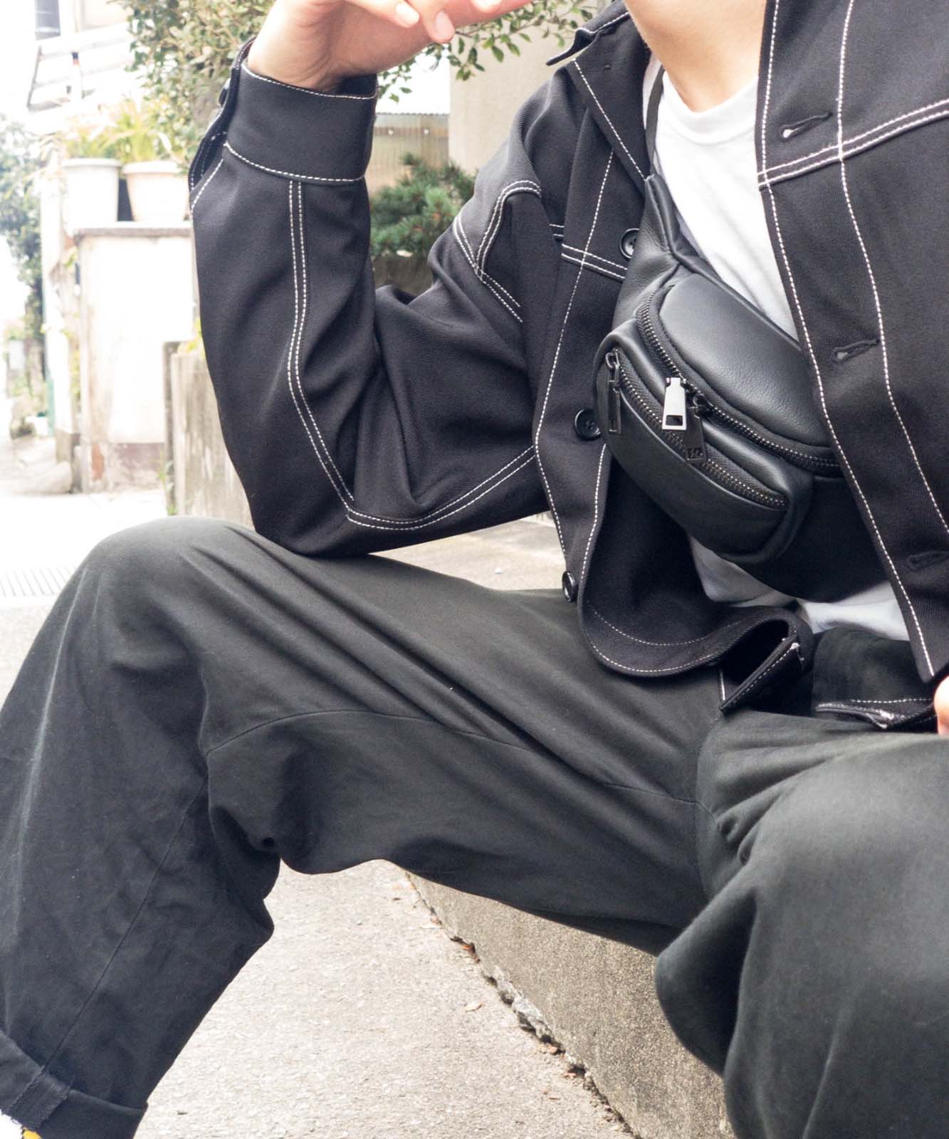 Rename 本革 ミニ ウエストバッグ