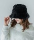 DEVICE select もこもこ ファー ボリューム バケットハット メンズ レディース 秋服 冬服