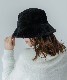 DEVICE select もこもこ ファー ボリューム バケットハット メンズ レディース 秋服 冬服
