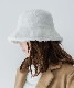 DEVICE select もこもこ ファー ボリューム バケットハット メンズ レディース 秋服 冬服