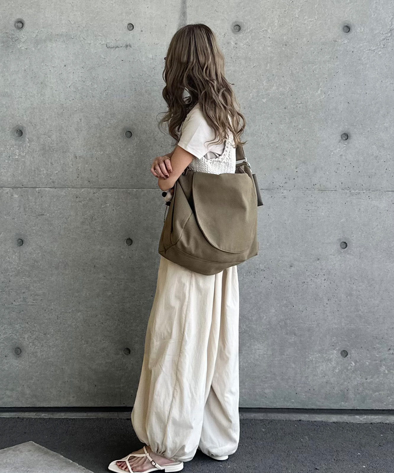 【 REAIMER 】 キャンバス 2WAY ショルダーバッグ レディース ボディバッグ メッセンジャーバッグ 大容量 A4 PC収納 通学 大きめ MSC26056