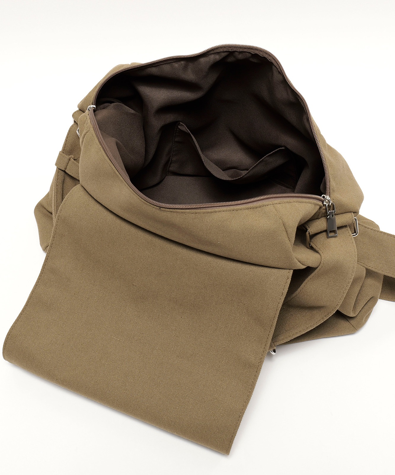 【 REAIMER 】 キャンバス 2WAY ショルダーバッグ レディース ボディバッグ メッセンジャーバッグ 大容量 A4 PC収納 通学 大きめ MSC26056