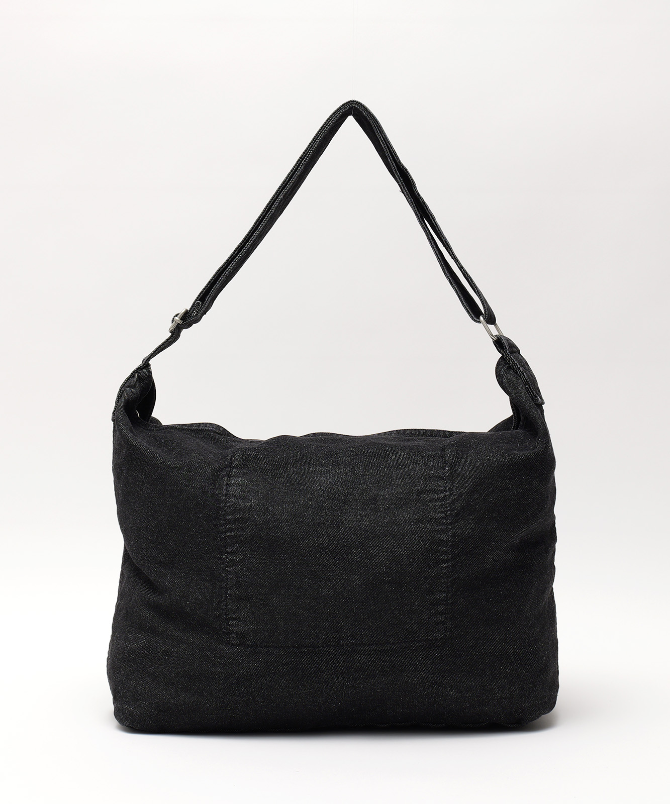 DEVICE ウォッシュ デニム ショルダーバッグ