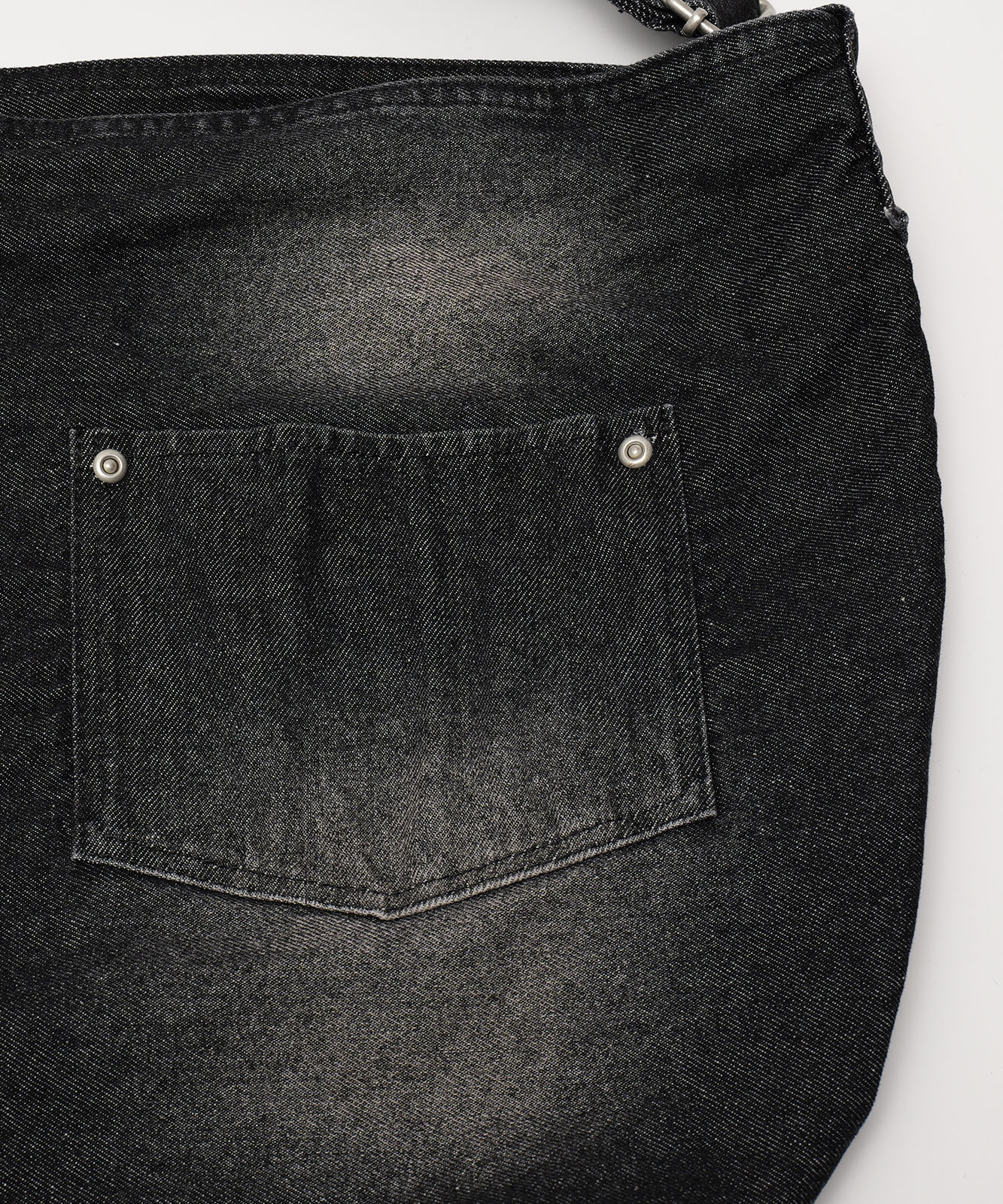 DEVICE ウォッシュ デニム ショルダーバッグ