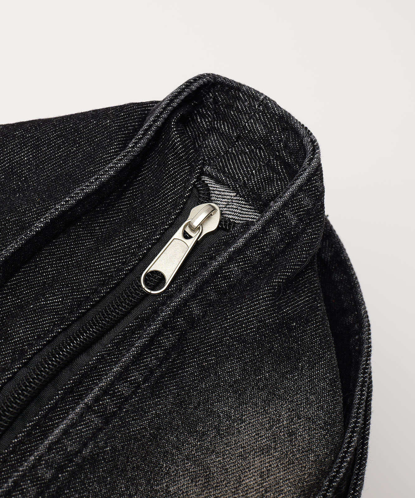 DEVICE ウォッシュ デニム ショルダーバッグ