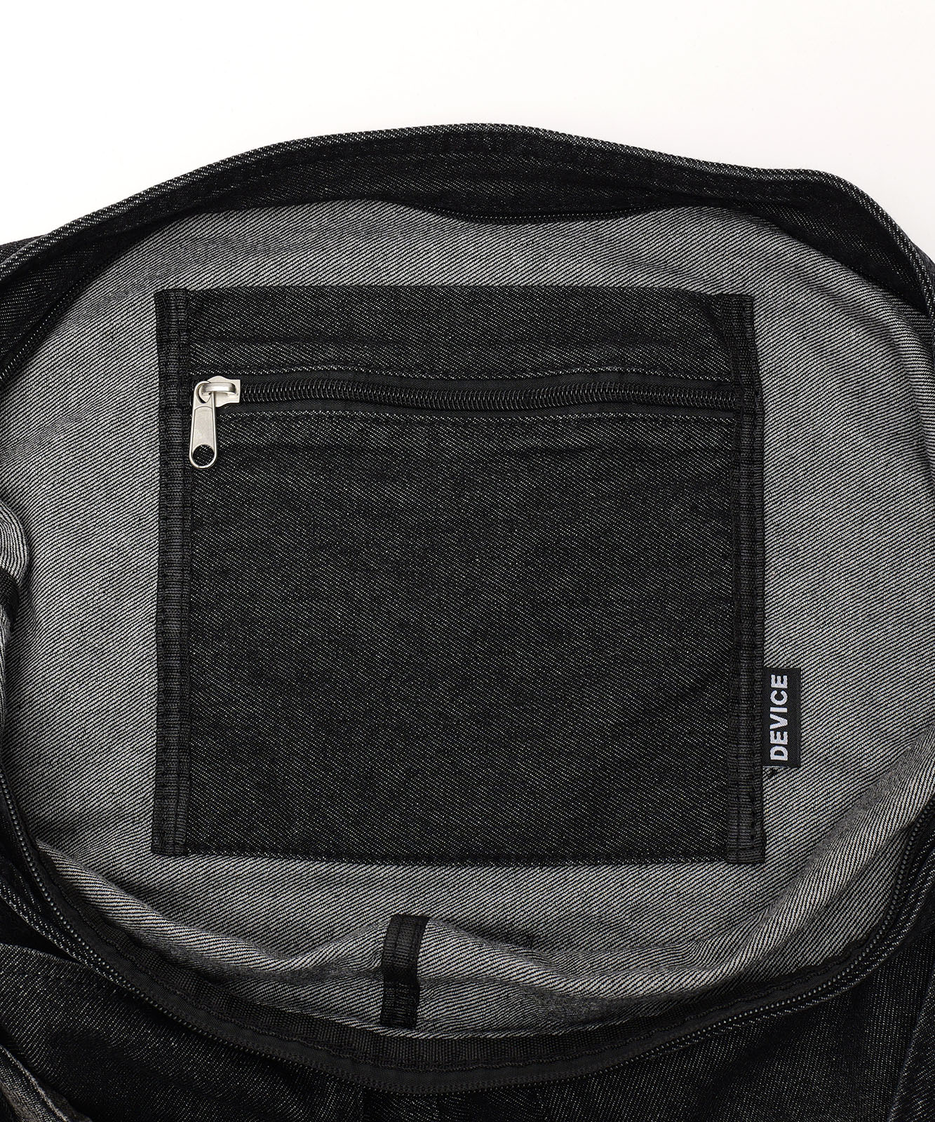 DEVICE ウォッシュ デニム ショルダーバッグ