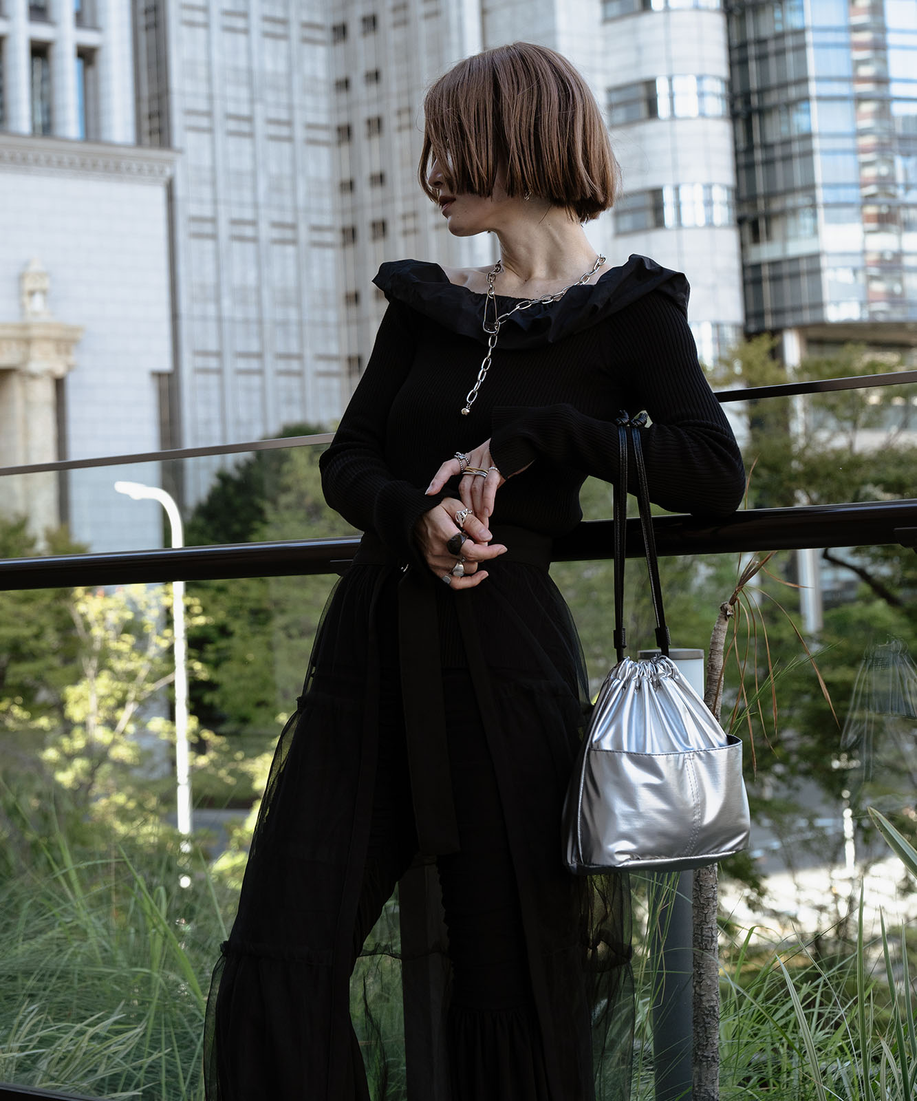 【インフルエンサーIMOKO×DEVICEコラボ】 Rename 3way シャイニー巾着 トート ショルダーバッグ ノームコア メンズ レディース