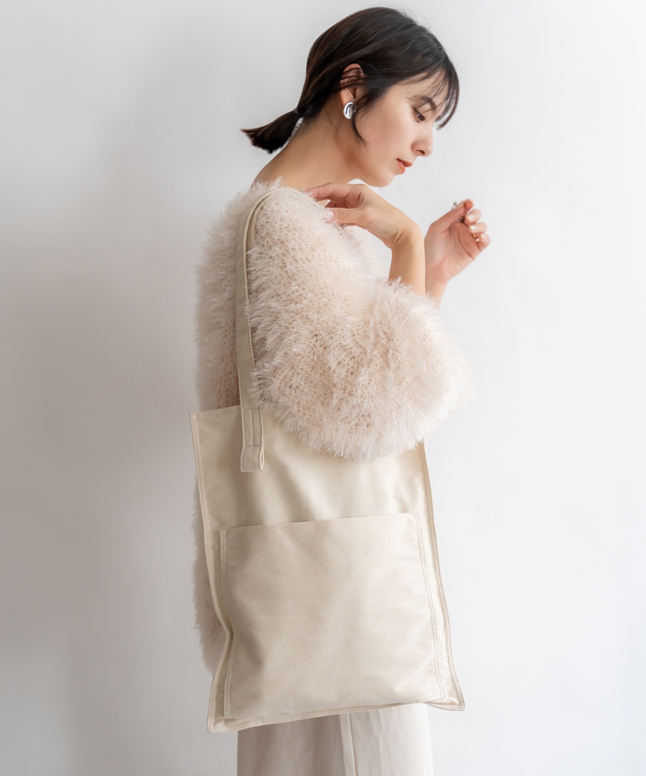 DEVICE+ シャープデザイン キャンバス トートバッグ