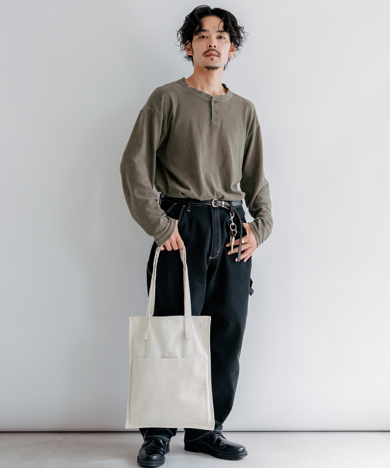 DEVICE+ シャープデザイン キャンバス トートバッグ