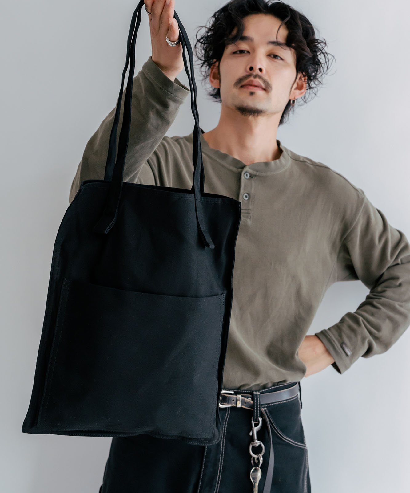 DEVICE+ シャープデザイン キャンバス トートバッグ