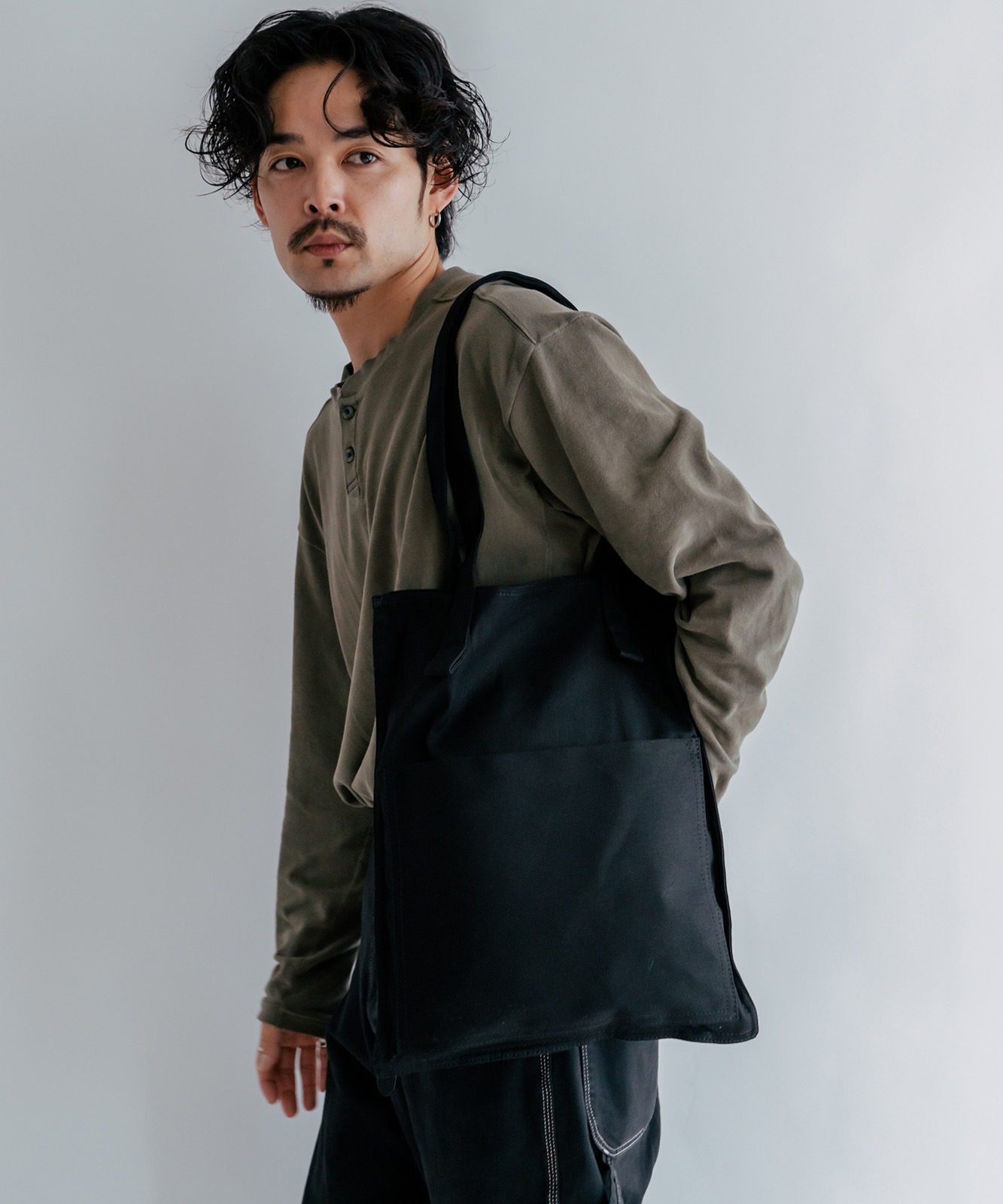 DEVICE+ シャープデザイン キャンバス トートバッグ