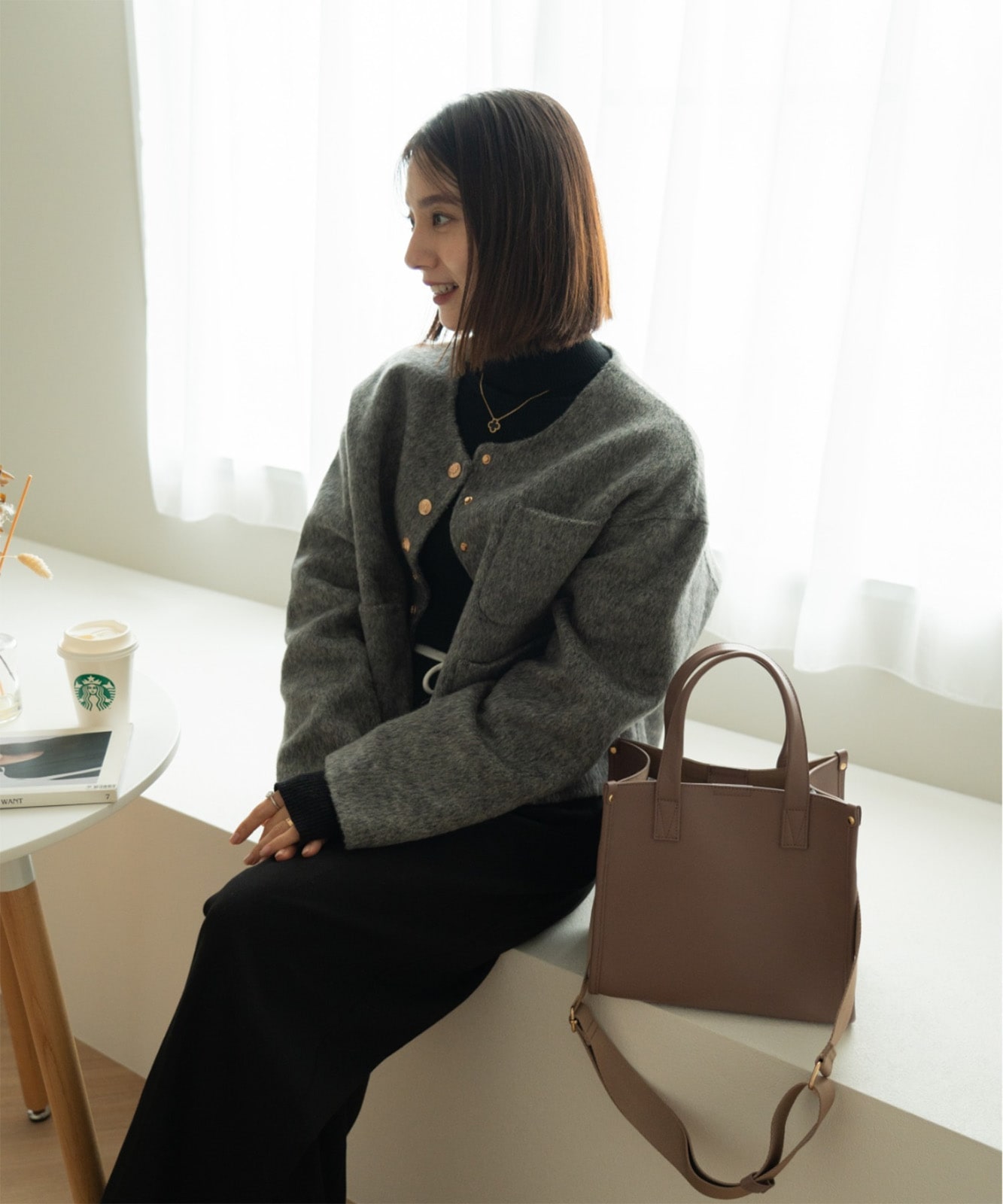 【 Rename 】 スクエア ミニ ボックス トートバッグ 本革 レザー レディース メンズ ユニセックス おしゃれ 高見え 上品 通勤 カジュアル 大人 女性 学生 RTL24010