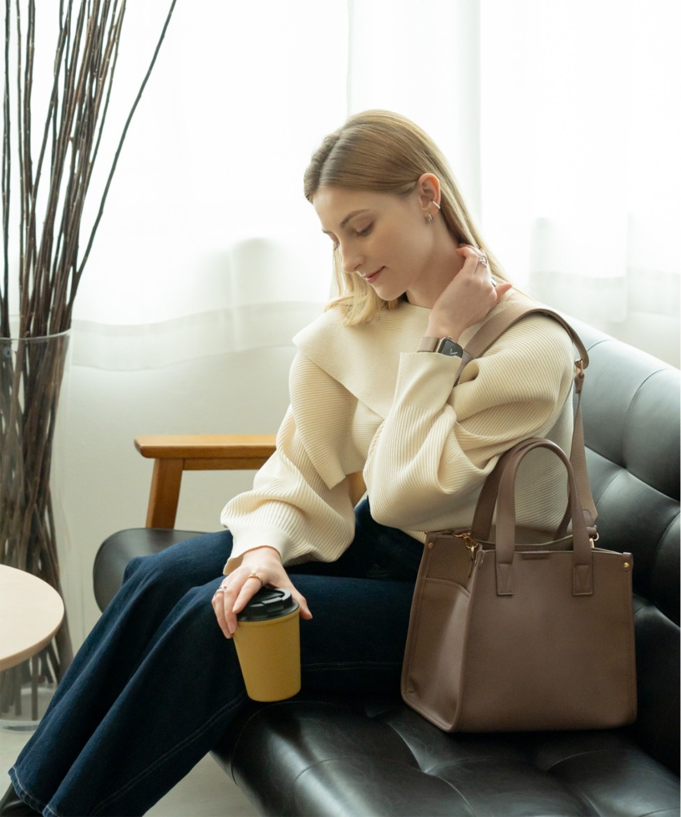 【 Rename 】 スクエア ミニ ボックス トートバッグ 本革 レザー レディース メンズ ユニセックス おしゃれ 高見え 上品 通勤 カジュアル 大人 女性 学生 RTL24010