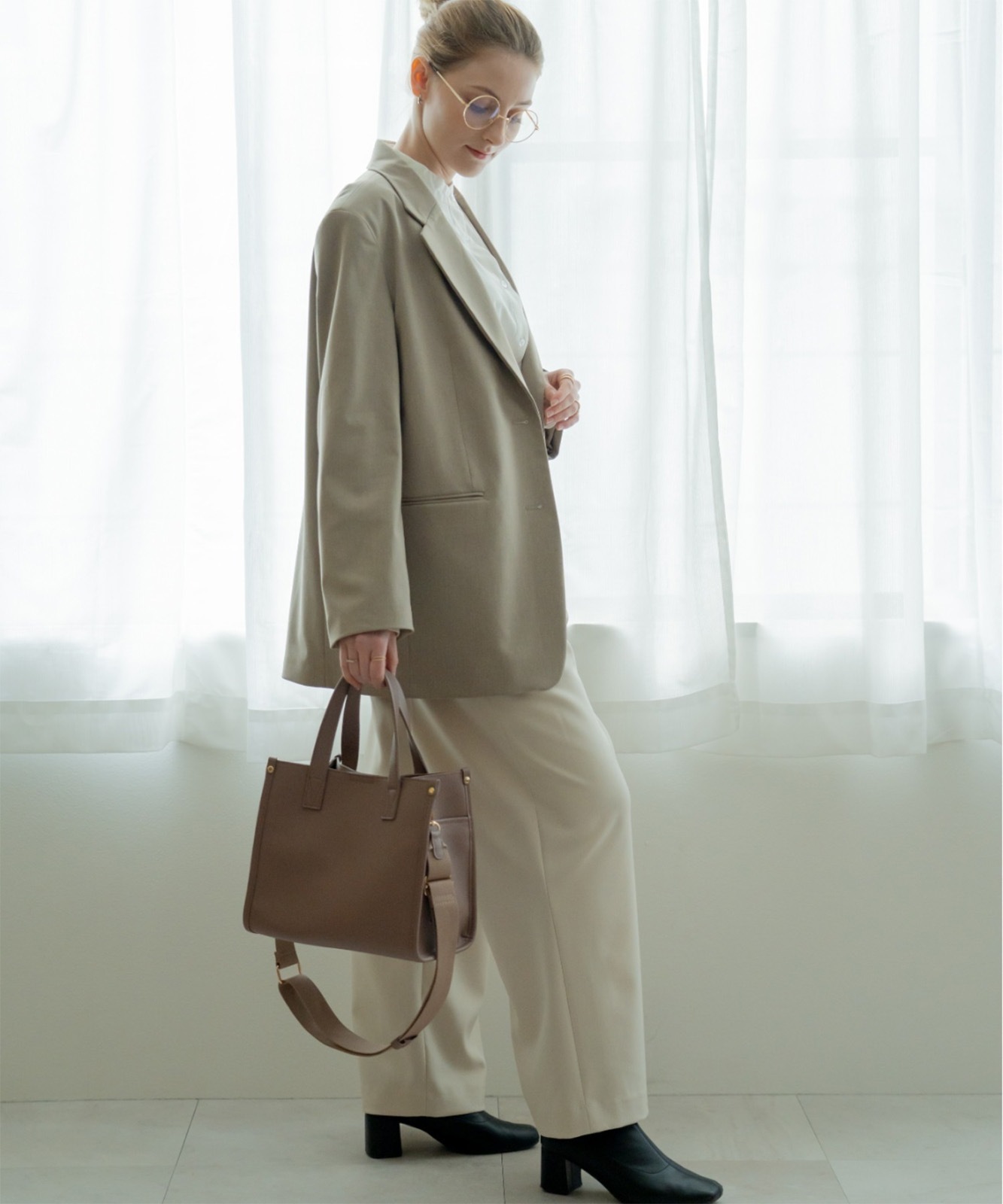 【 Rename 】 スクエア ミニ ボックス トートバッグ 本革 レザー レディース メンズ ユニセックス おしゃれ 高見え 上品 通勤 カジュアル 大人 女性 学生 RTL24010