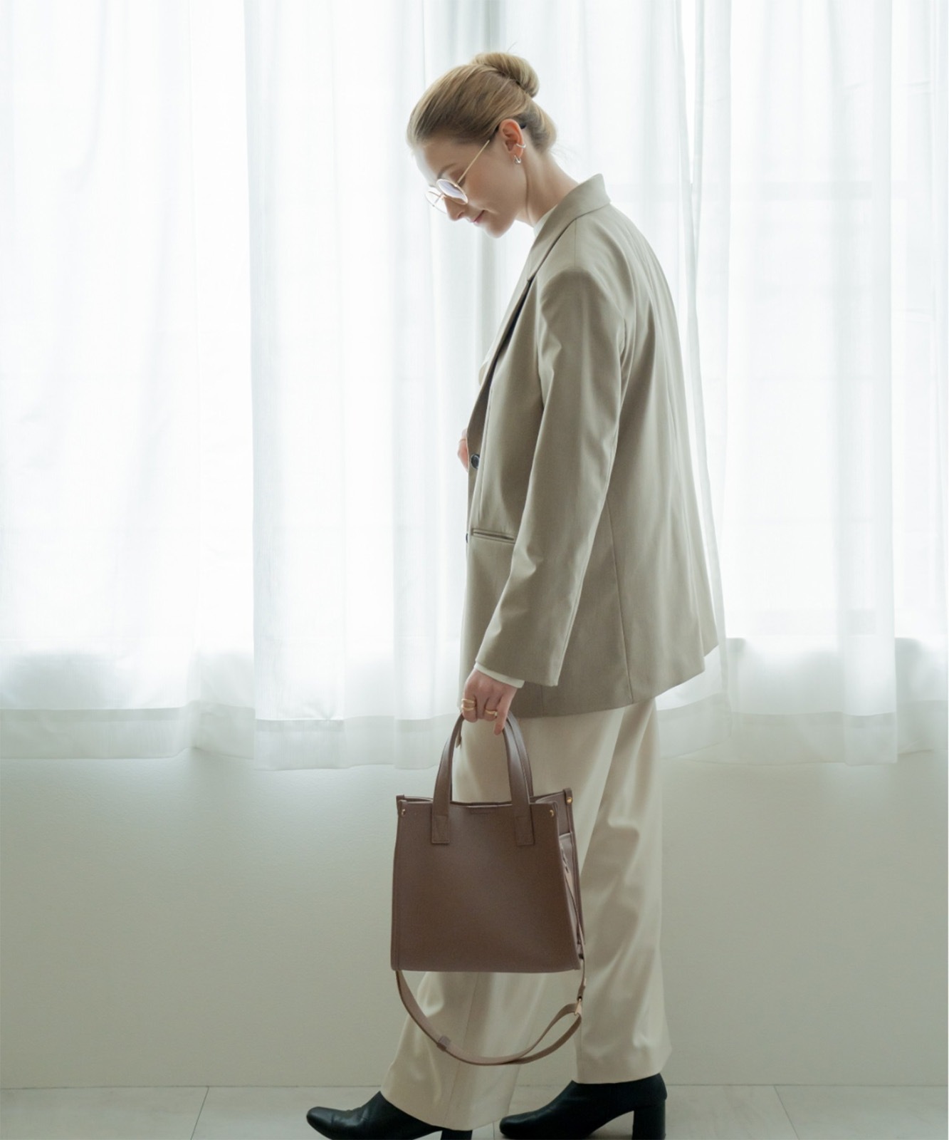 【 Rename 】 スクエア ミニ ボックス トートバッグ 本革 レザー レディース メンズ ユニセックス おしゃれ 高見え 上品 通勤 カジュアル 大人 女性 学生 RTL24010